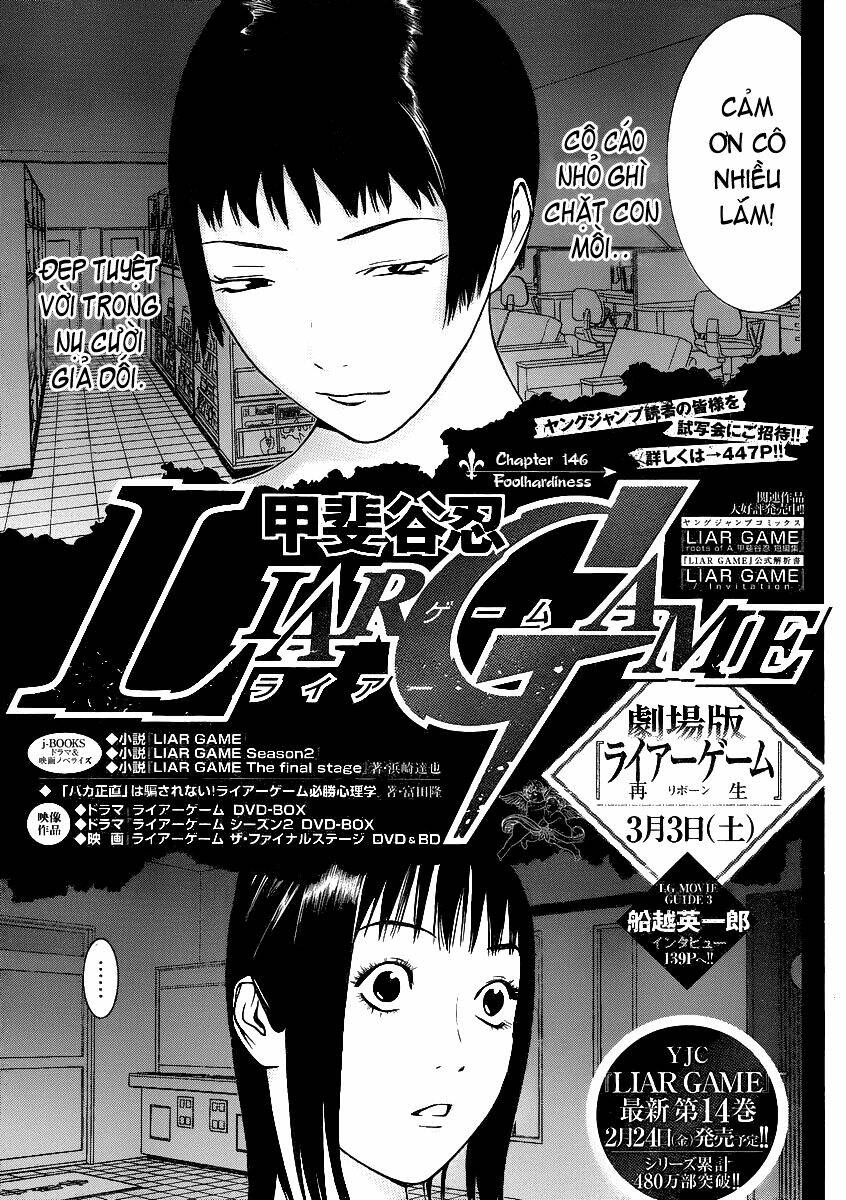 Liar Game Chapter 146 - Trang 2
