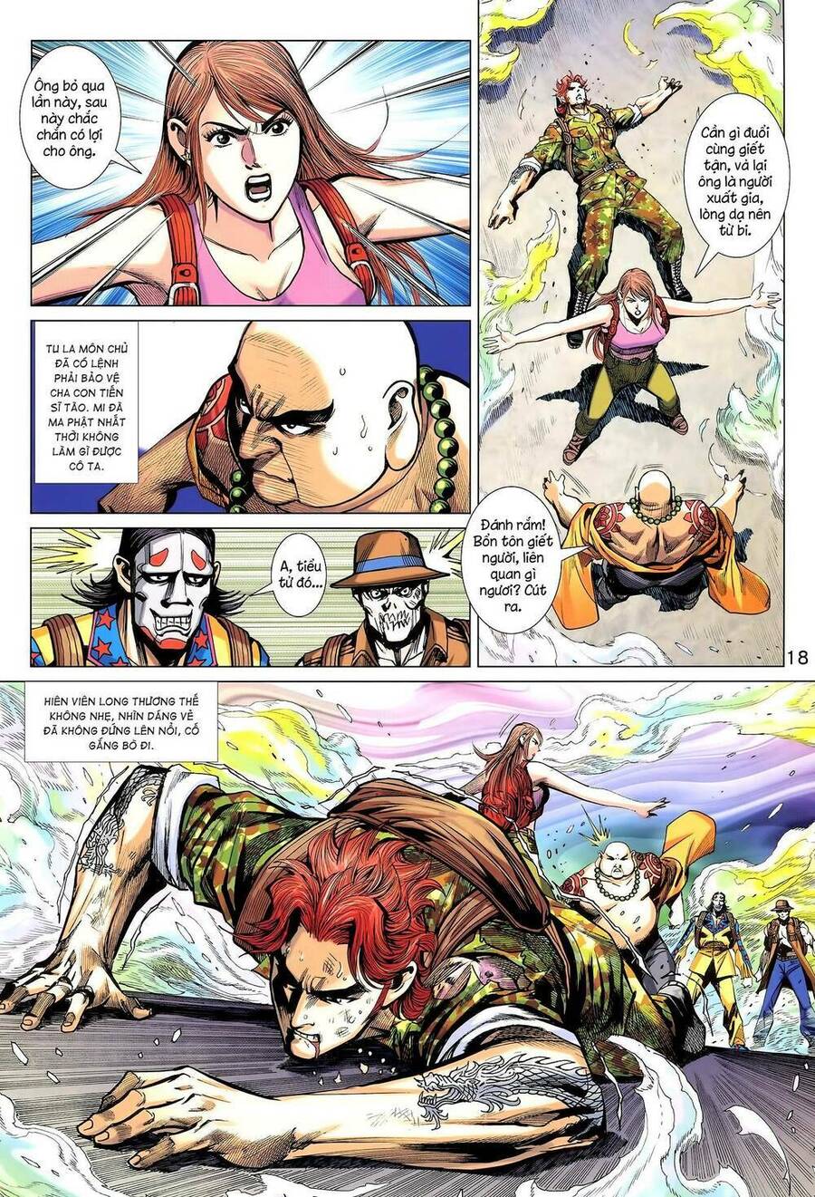 Long Hổ 5 Thế 3 Thế Cừu Chapter 18 - Trang 2