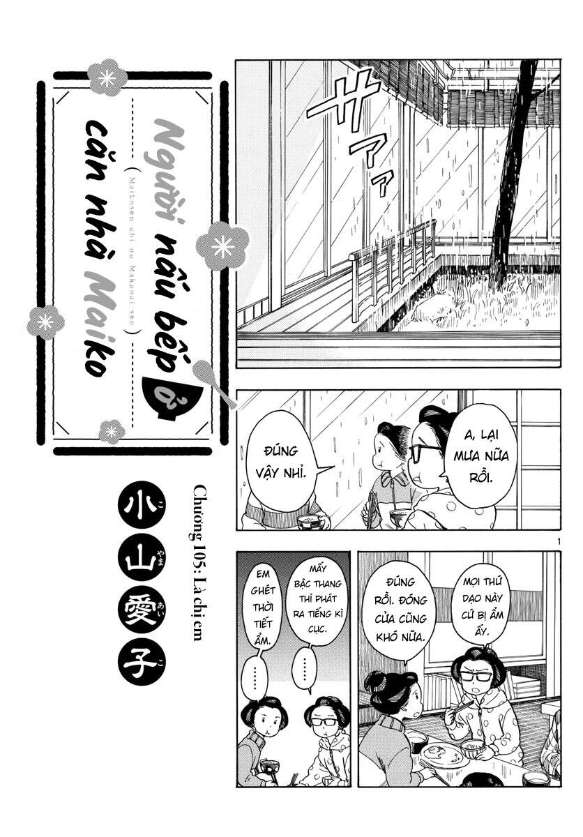 Maiko-San Chi No Makanai-San Chapter 105 - Trang 2