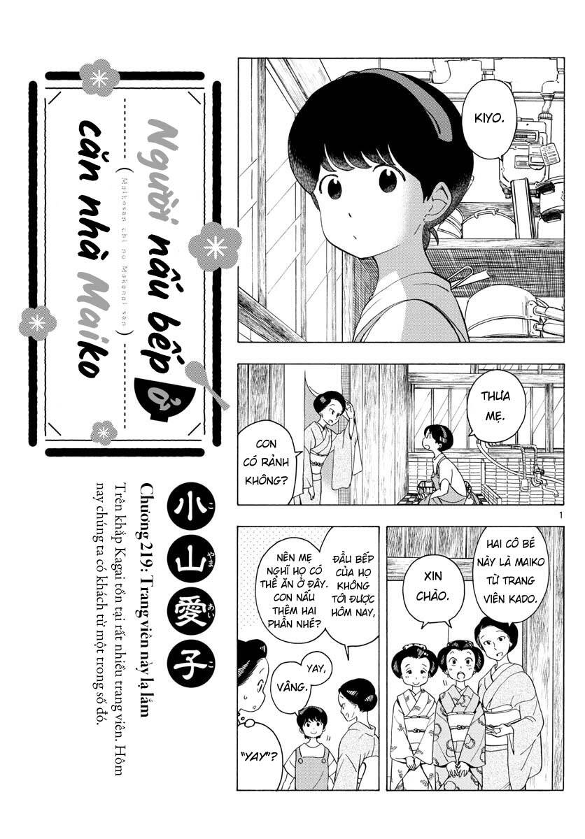 Maiko-San Chi No Makanai-San Chapter 219 - Trang 2
