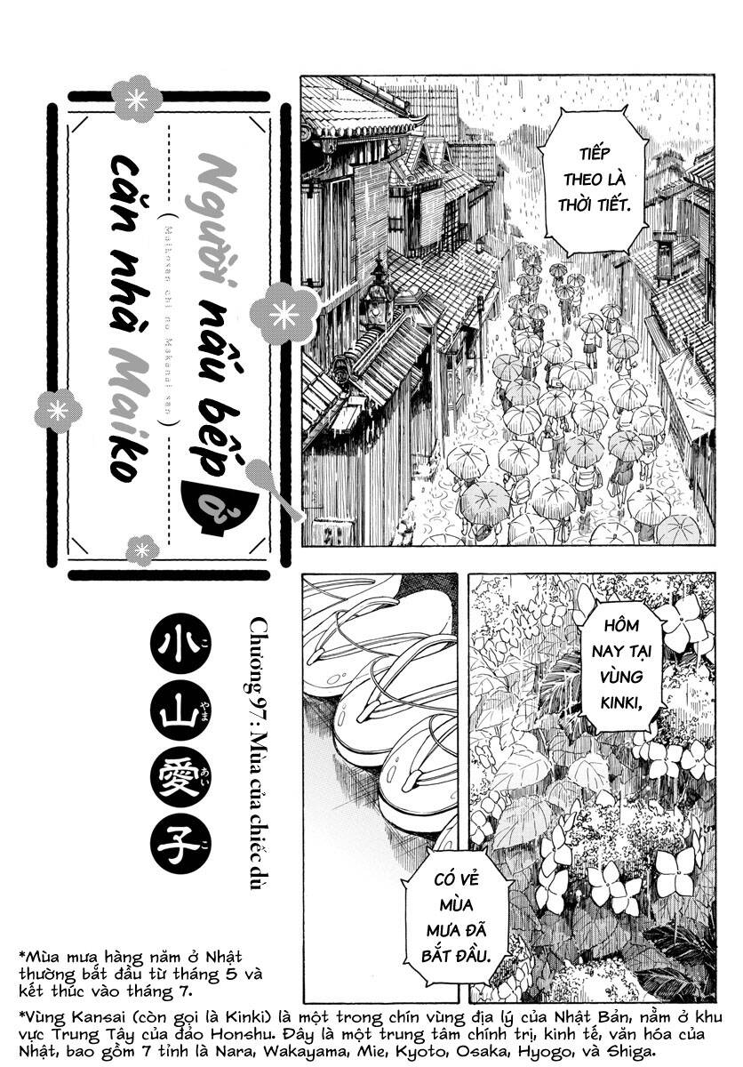 Maiko-San Chi No Makanai-San Chapter 97 - Trang 2