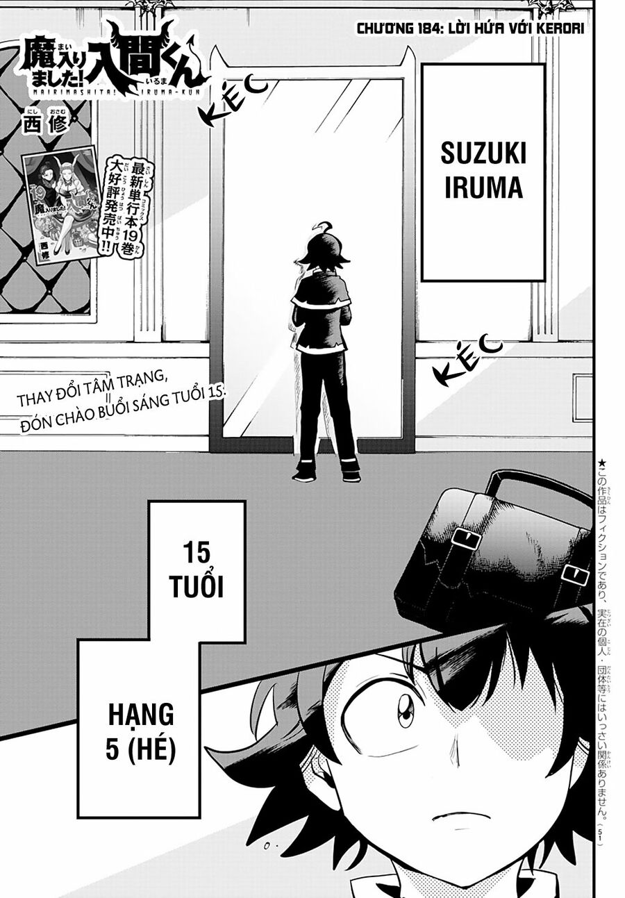 Mairimashita! Iruma-Kun Chapter 184 - Trang 2