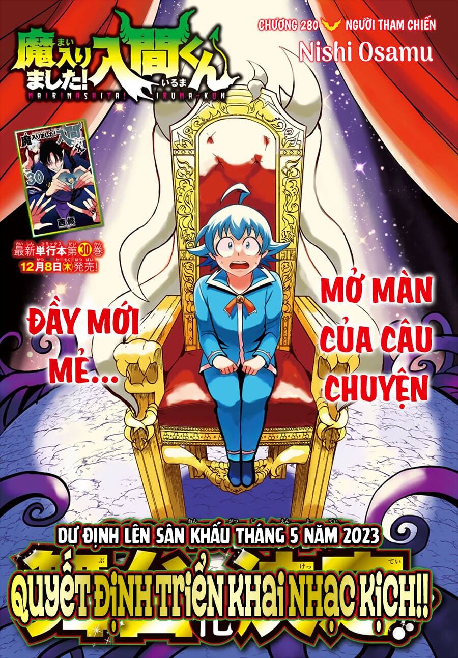 Mairimashita! Iruma-Kun Chapter 280 - Trang 2