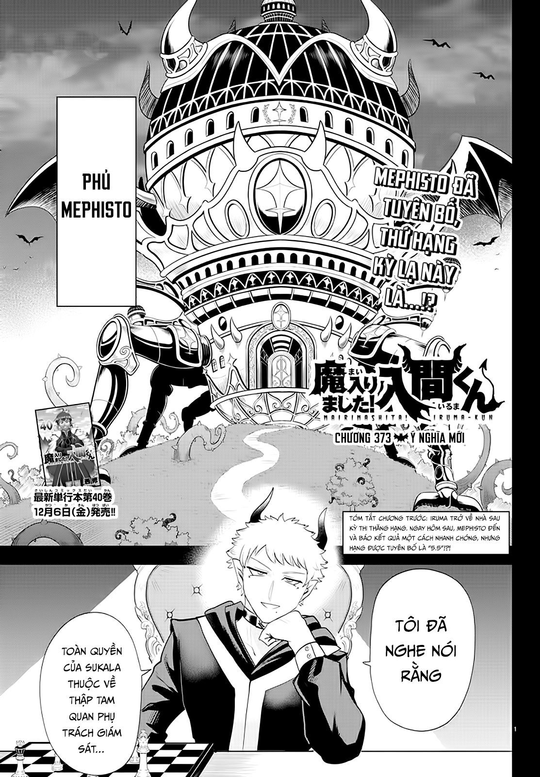 Mairimashita! Iruma-Kun Chapter 373 - Trang 2