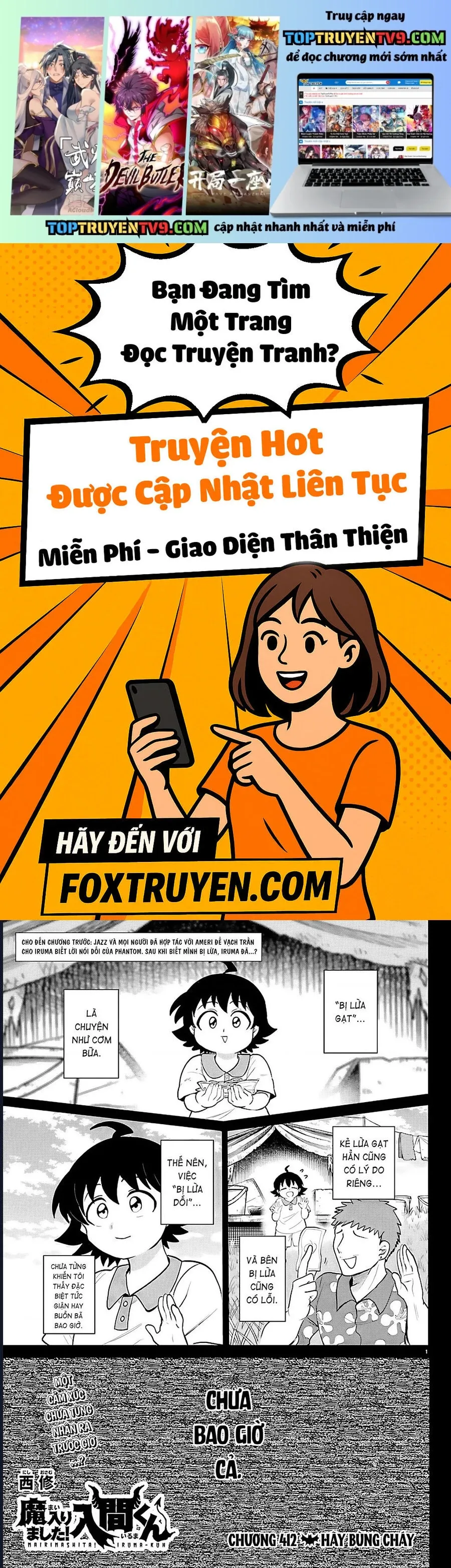 Mairimashita! Iruma-Kun Chapter 412 - Trang 2