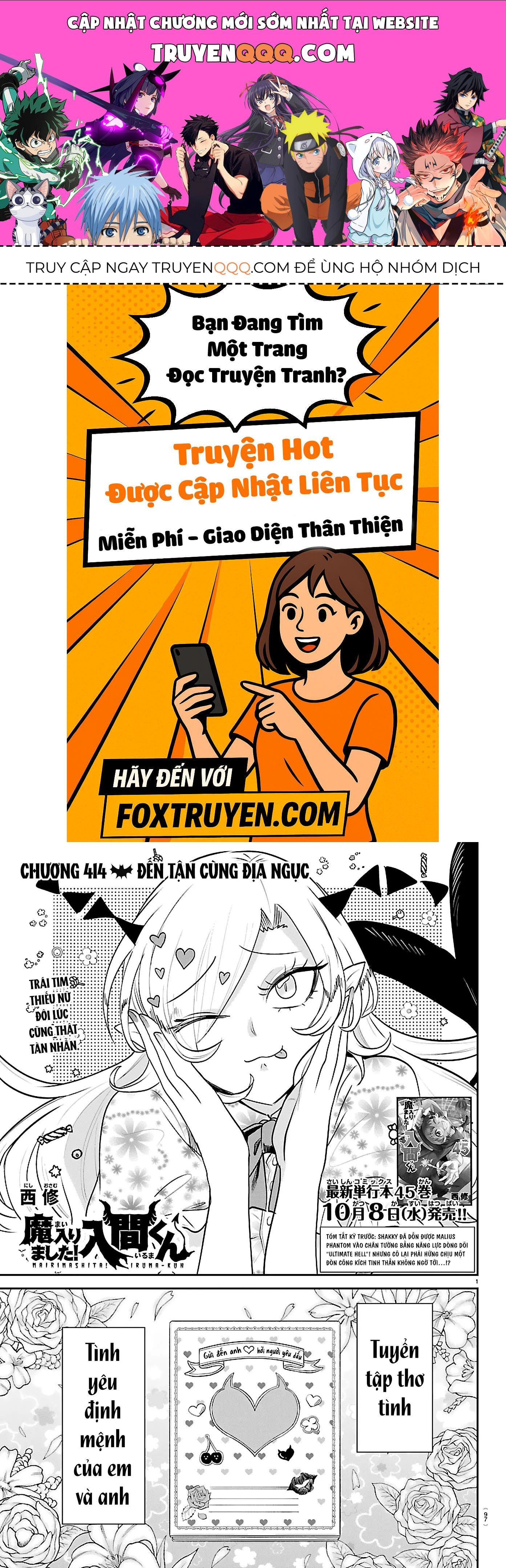 Mairimashita! Iruma-Kun Chapter 414 - Trang 2