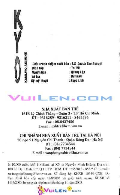 Mắt Quỷ Kyo Chapter 63 - Trang 2