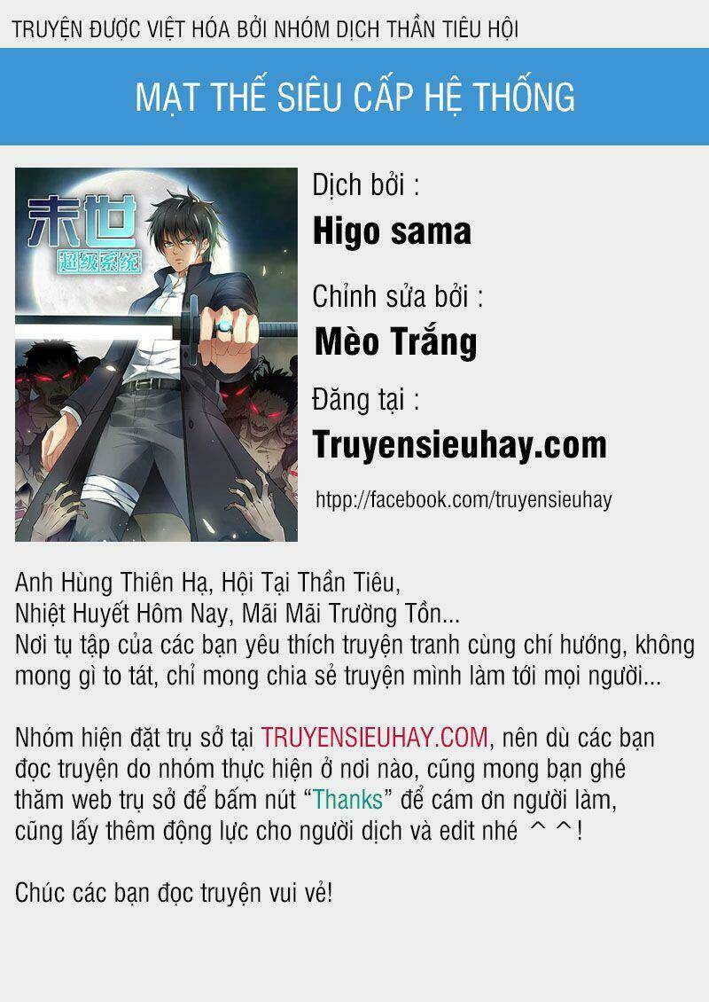 Mạt Thế Siêu Cấp Hệ Thống Chapter 23 - Trang 2