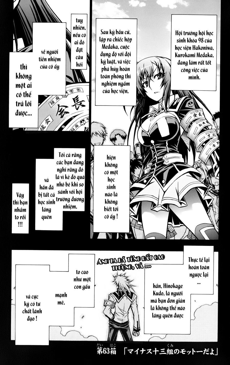 Medaka Box Chapter 63 - Trang 2