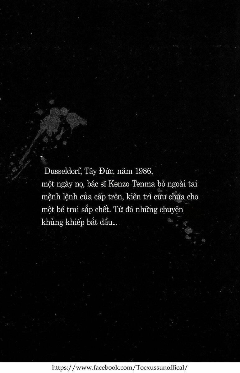 Monster – Naoki Urasawa Chapter 1 - Trang 2