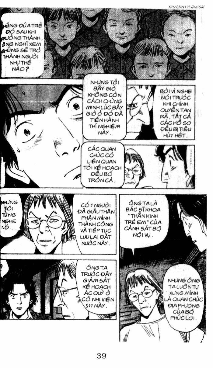 Monster – Naoki Urasawa Chapter 20 - Trang 2