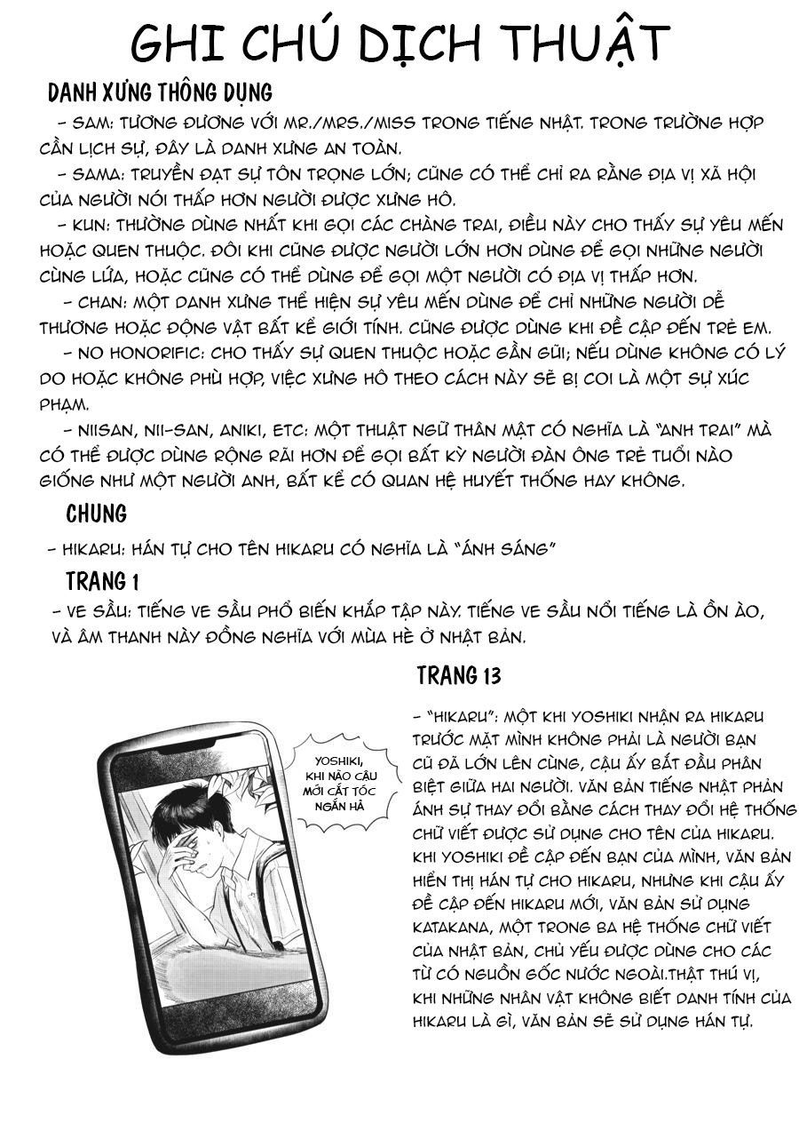 Mùa Hè Hikaru Ra Đi Chapter 6.5 - Trang 2