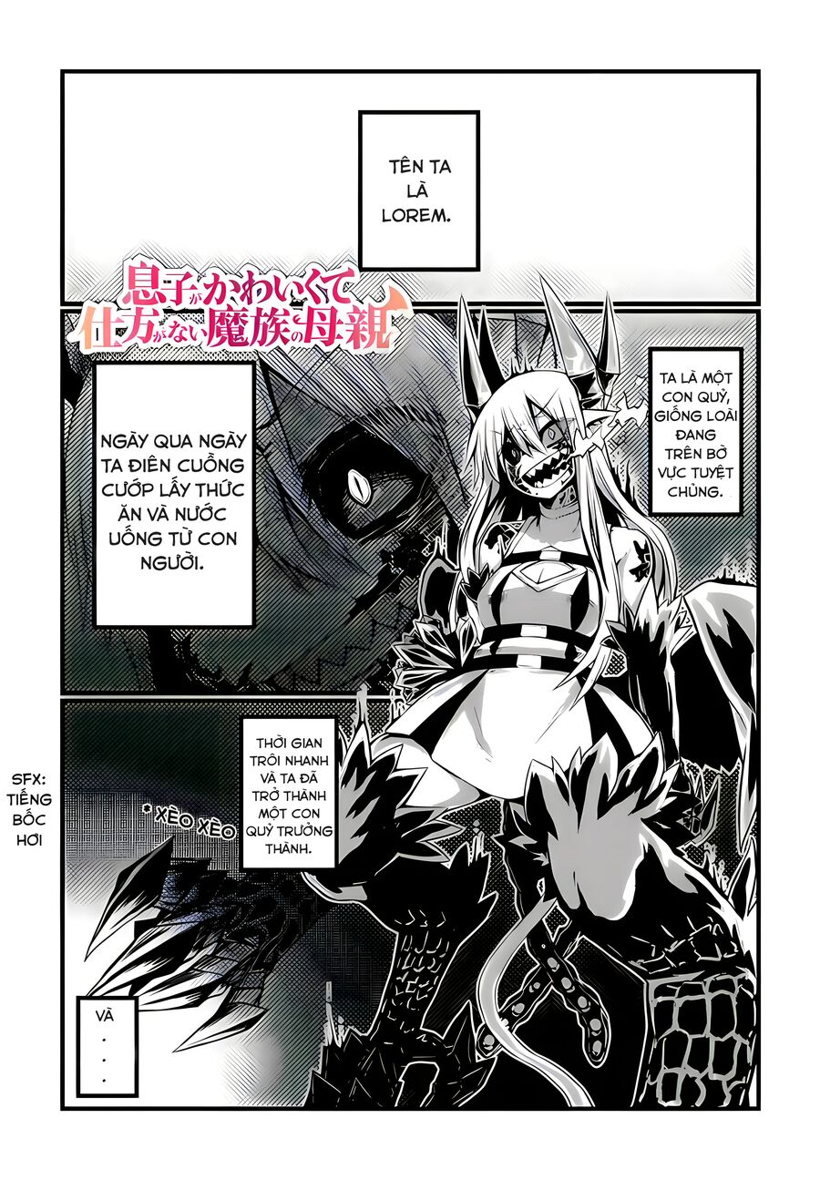 Musuko Ga Kawaikute Shikataganai Mazoku No Hahaoya Chapter 1 - Trang 2