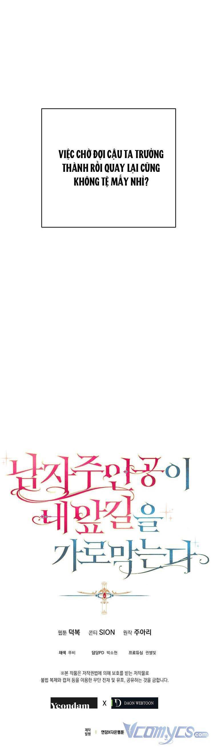 Nam Chính Đang Cản Bước Tôi Chapter 25 - Trang 2