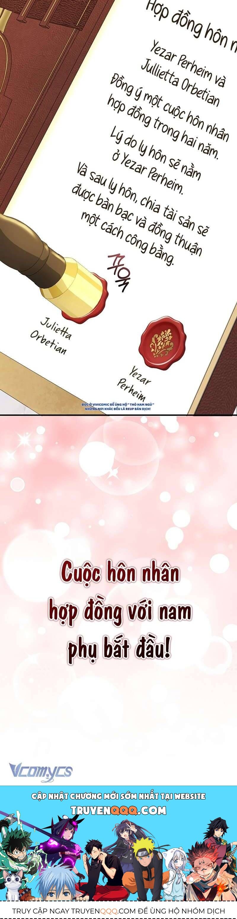 Nam Phụ À, Anh Nói Đó Chỉ Là Hôn Nhân Hợp Đồng Thôi Mà? Chapter 1 - Trang 2