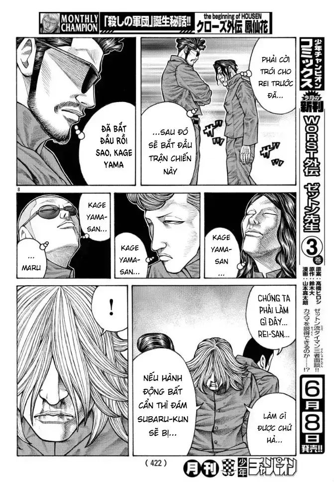 Ngoại Truyện Crows Housenka: Sự Khởi Đầu Của Housen Chapter 43 - Trang 2