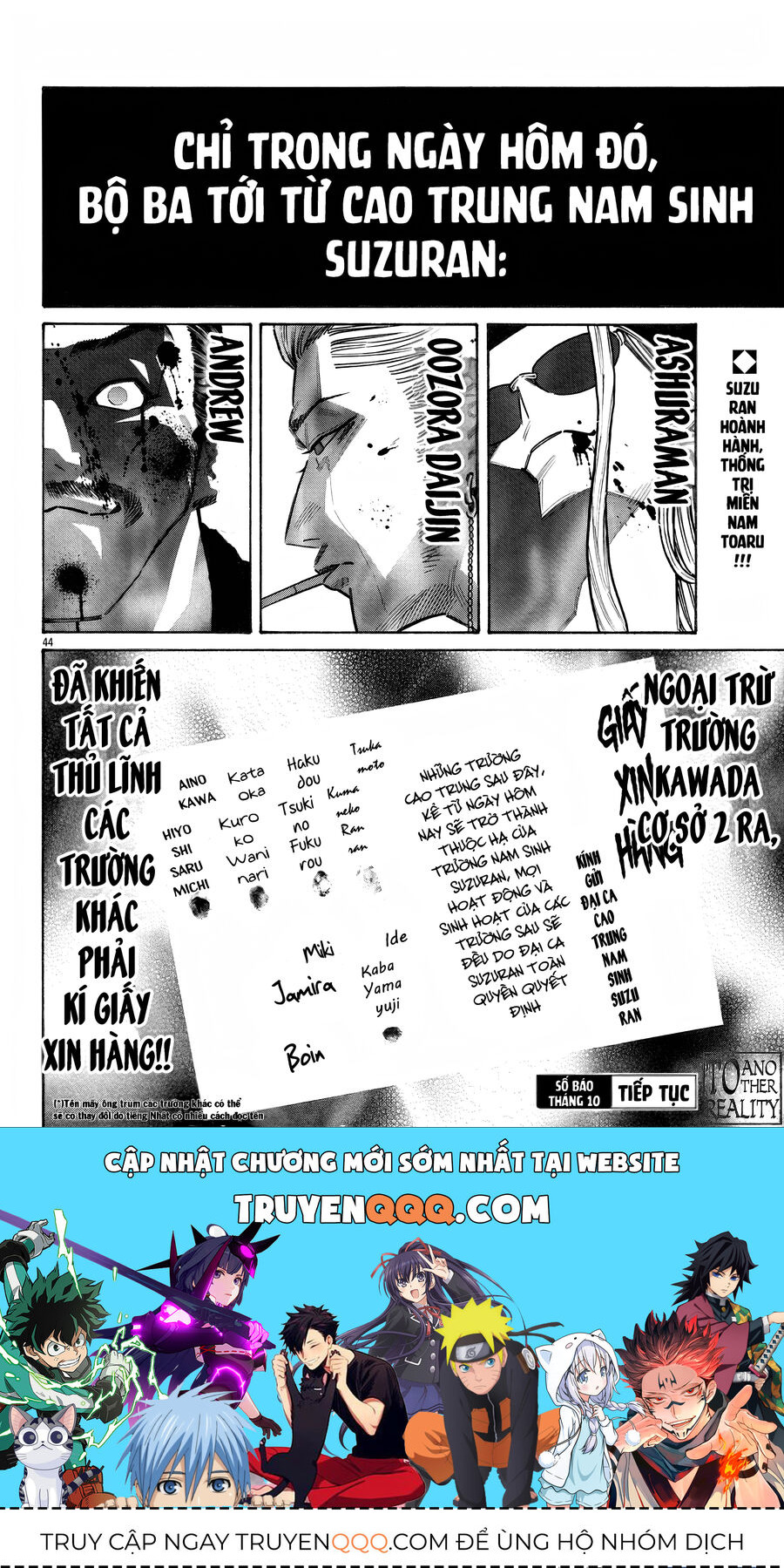 Ngoại Truyện Crows Housenka: Sự Khởi Đầu Của Housen Chapter 56 - Trang 2