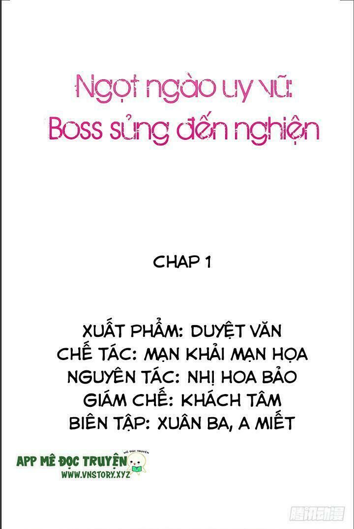 Ngọt Ngào Uy Vũ: Boss Sủng Đến Nghiện Chapter 1 - Trang 2