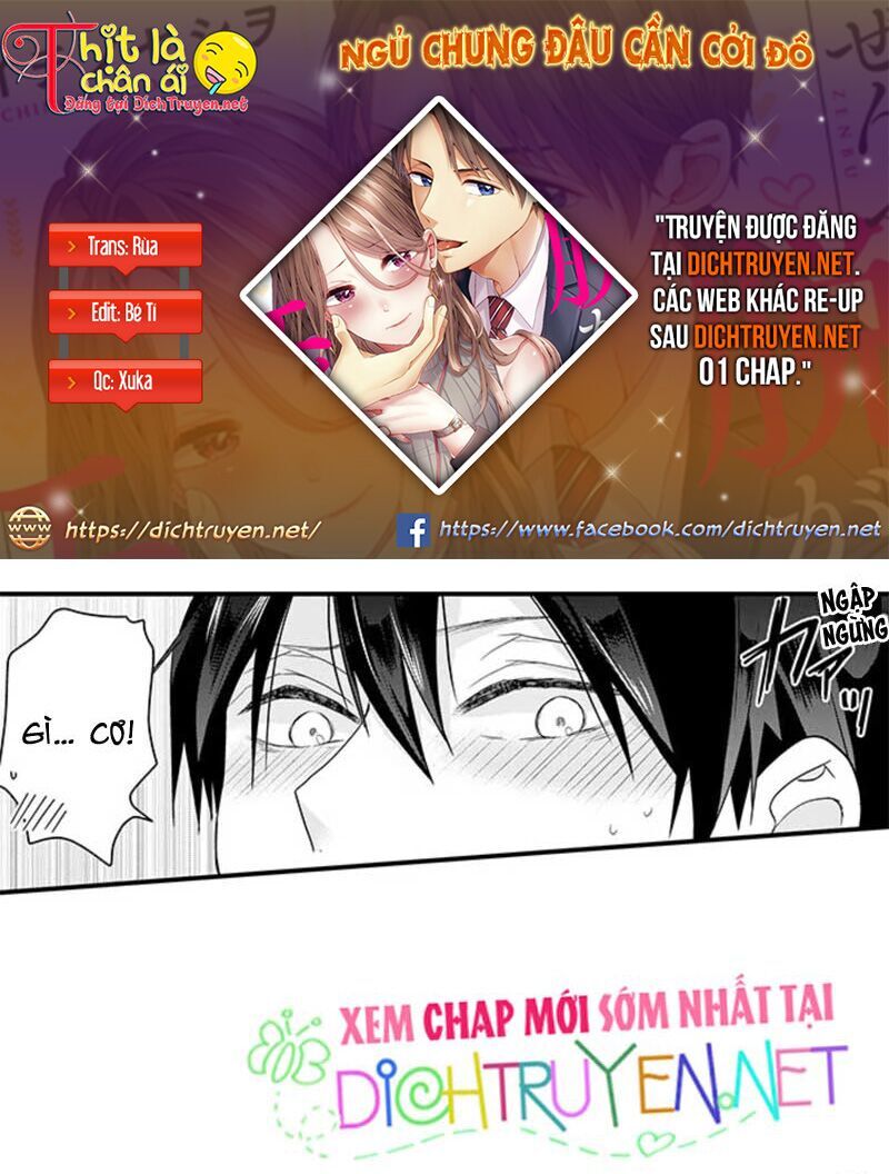 Ngủ Chung Đâu Cần Cởi Đồ Chapter 18 - Trang 2