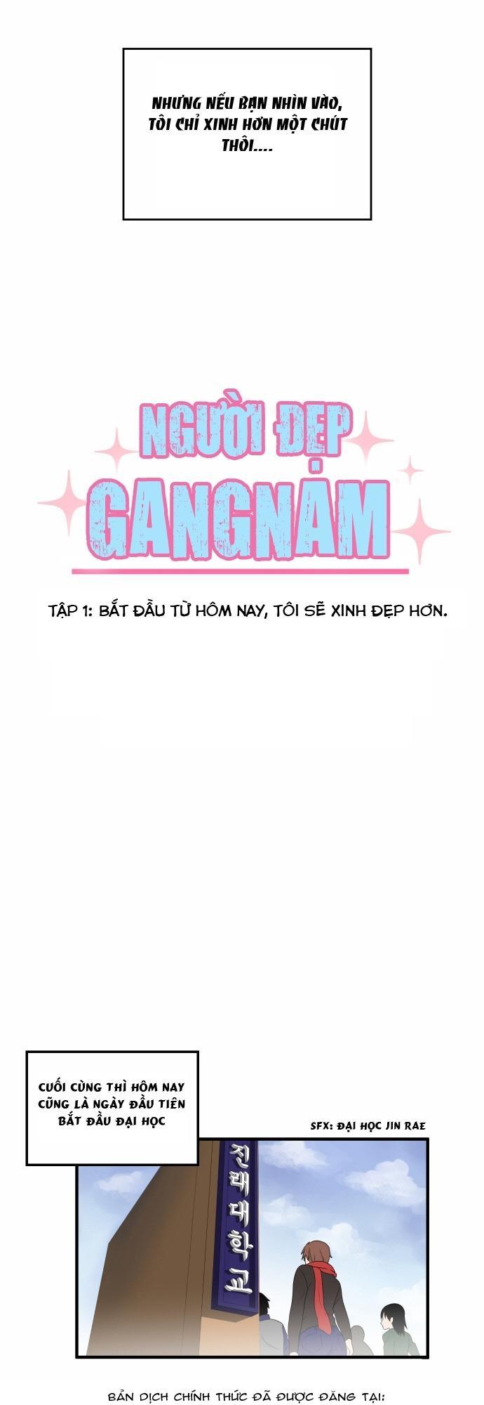 Người Đẹp Gangnam Chapter 1 - Trang 2