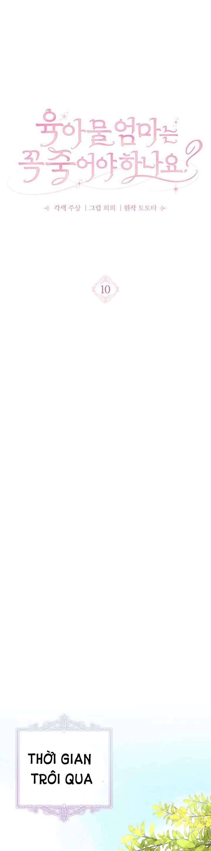 Người Mẹ Trong Tiểu Thuyết Nuôi Con Có Nhất Thiết Phải Chết Không? Chapter 10 - Trang 2