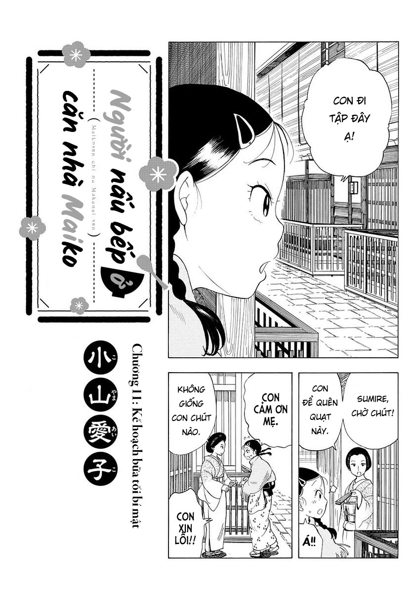 Người Nấu Bếp Ở Căn Nhà Maiko Chapter 11 - Trang 2