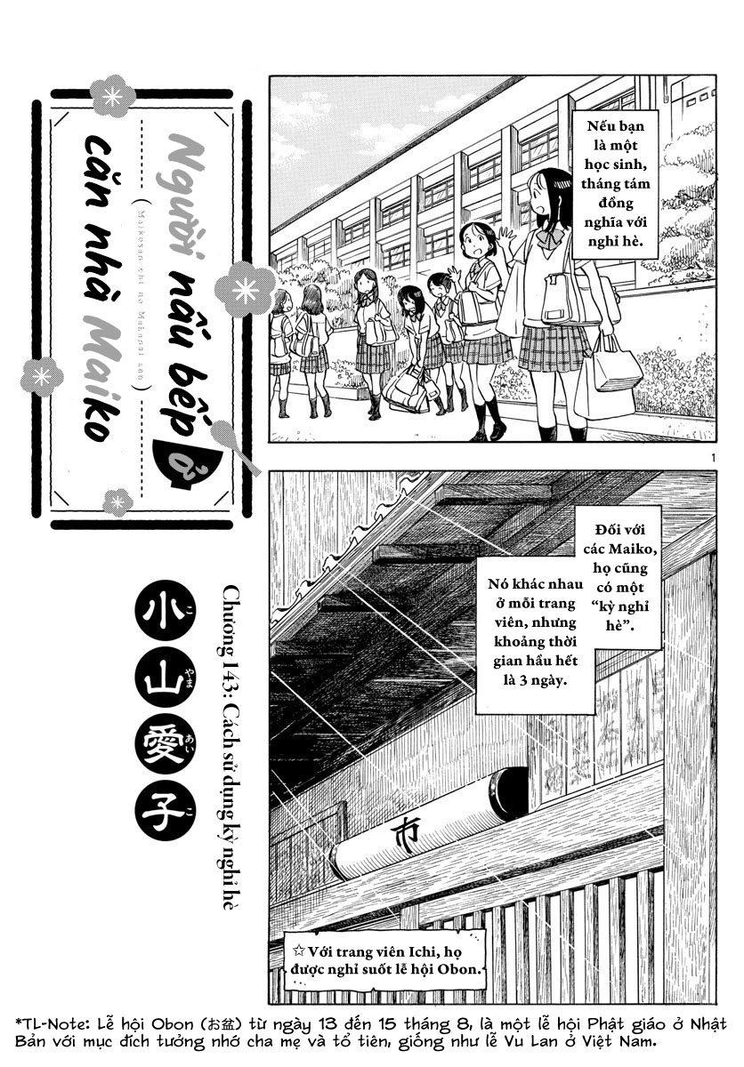 Người Nấu Bếp Ở Căn Nhà Maiko Chapter 143 - Trang 2
