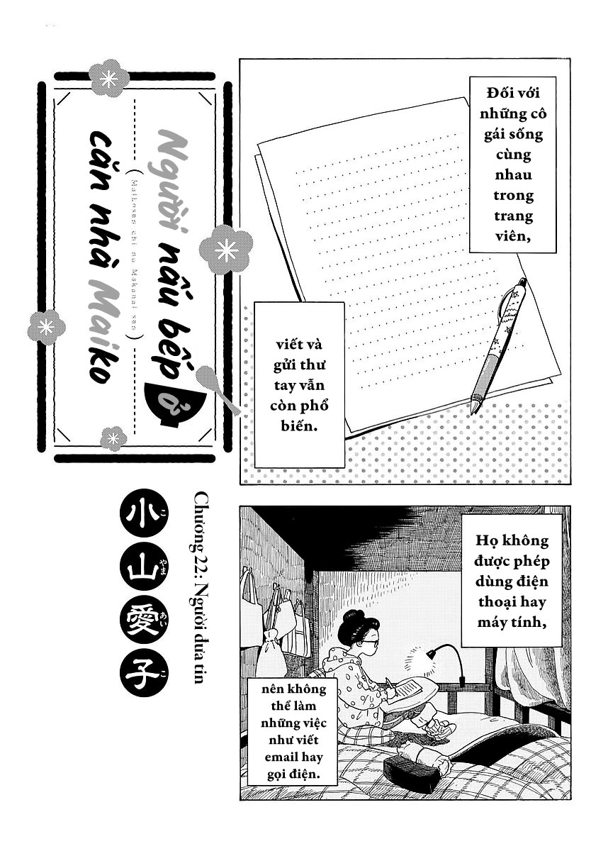 Người Nấu Bếp Ở Căn Nhà Maiko Chapter 22 - Trang 2