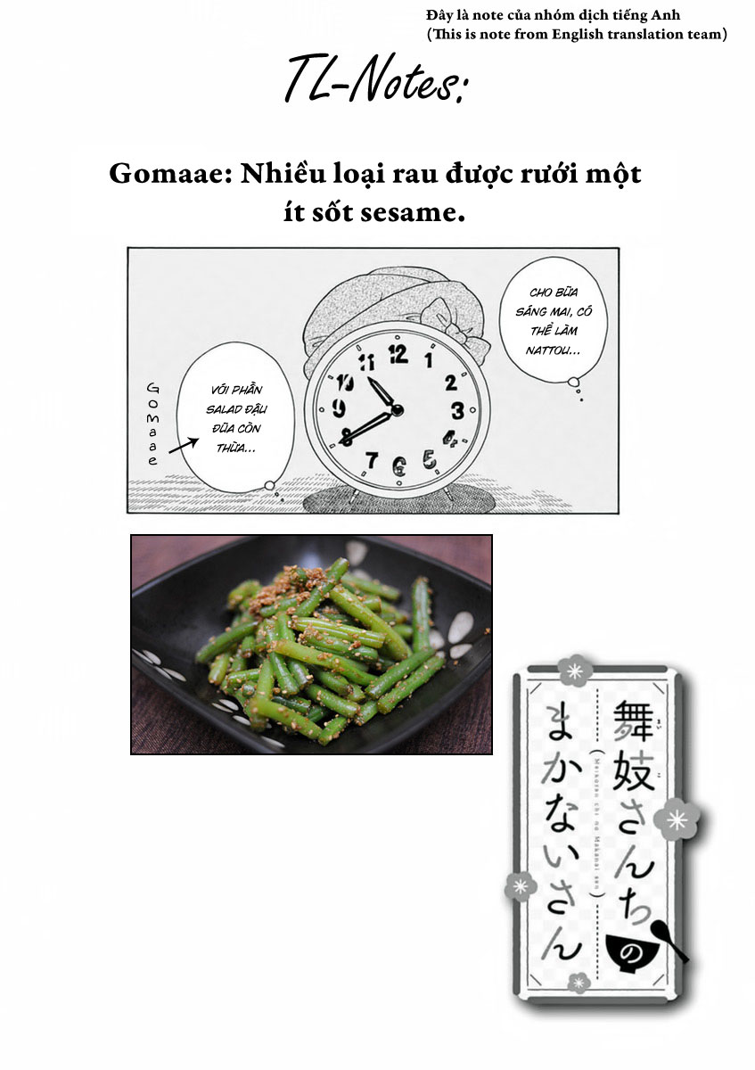 Người Nấu Bếp Ở Căn Nhà Maiko Chapter 3 - Trang 2