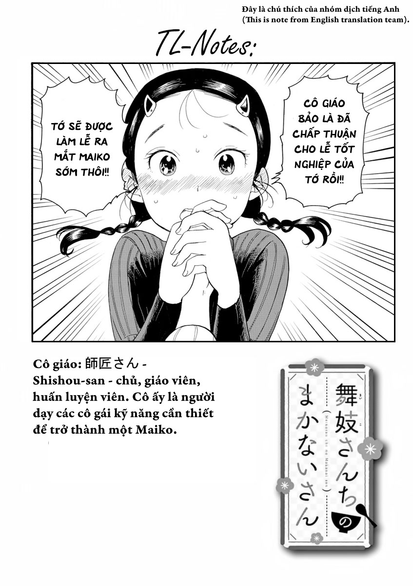 Người Nấu Bếp Ở Căn Nhà Maiko Chapter 9 - Trang 2