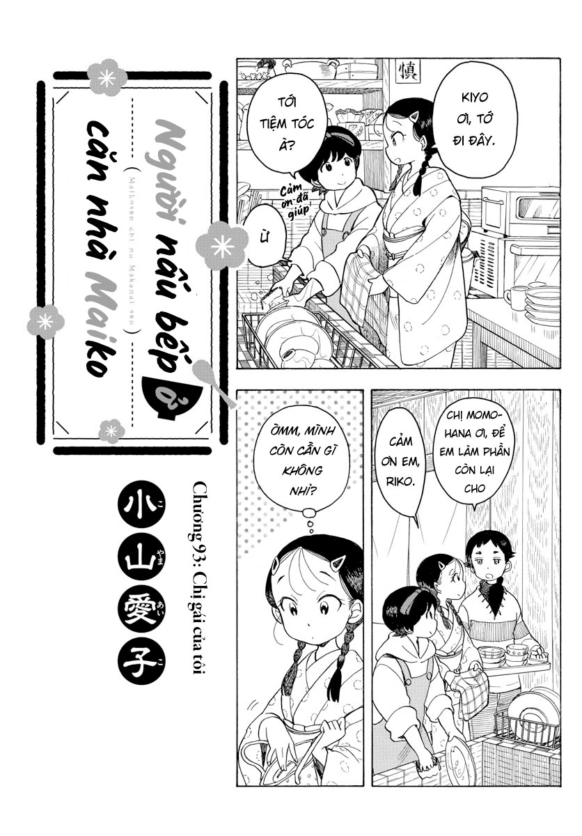 Người Nấu Bếp Ở Căn Nhà Maiko Chapter 93 - Trang 2