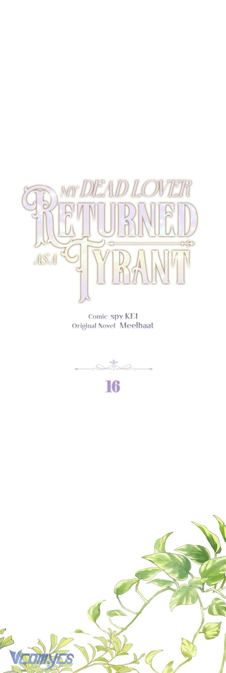 Người Yêu Đã Chết Của Tôi Đã Trở Thành Bạo Chúa Chapter 16 - Trang 2