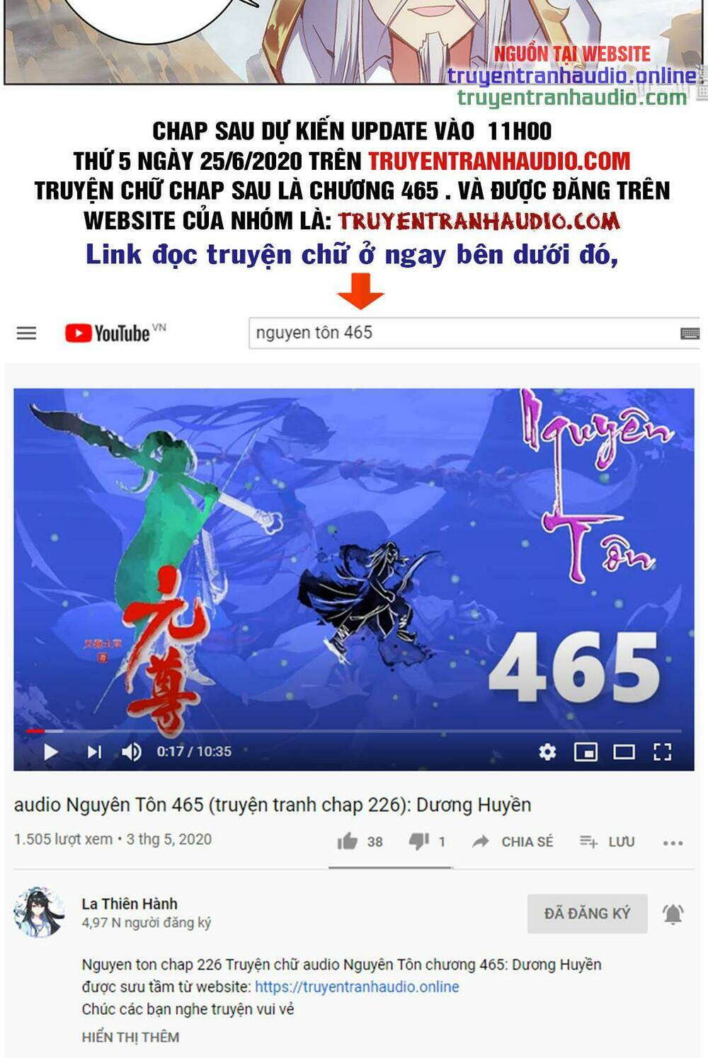 Nguyên Tôn Chapter 226.1 - Trang 2