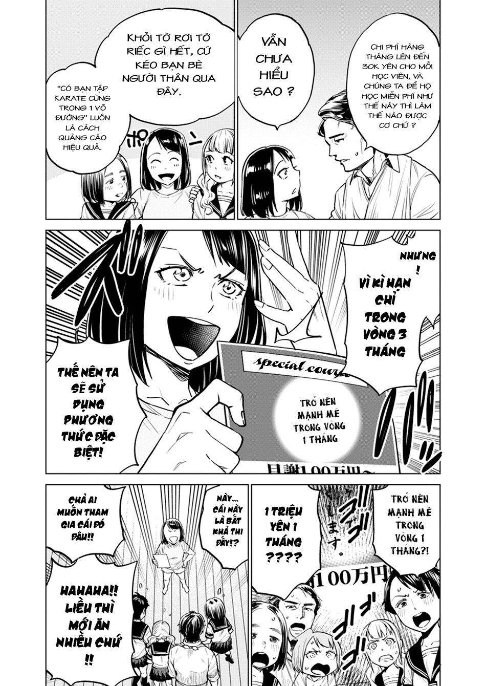 Nhập Vào Thân Xác Của Nữ Sinh Trung Học Karate Chapter 4 - Trang 2