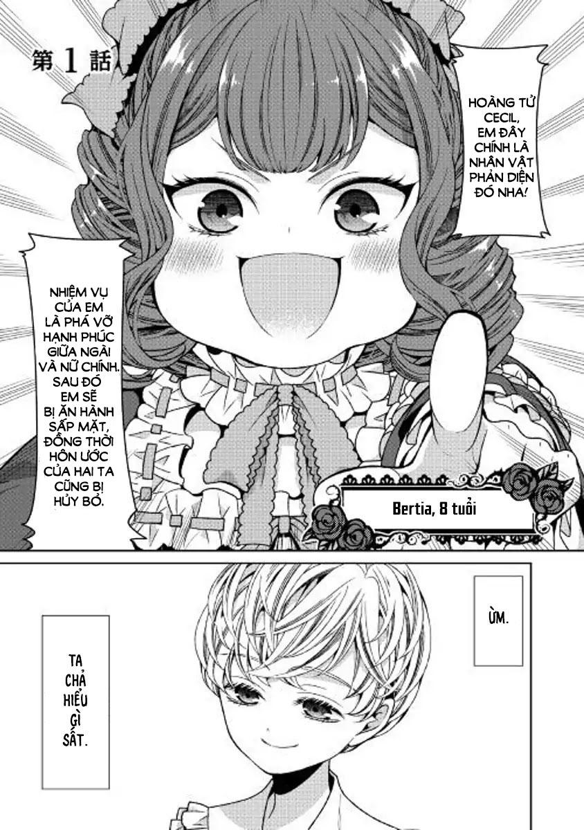 Nhật Kí Theo Dõi Vị Hôn Thê Tự Nhận Mình Là Nữ Phụ Phản Diện Chapter 1 - Trang 2