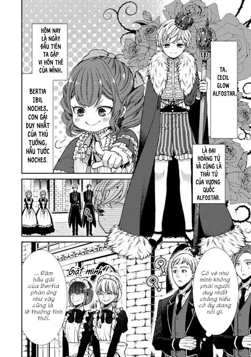 Nhật Kí Theo Dõi Vị Hôn Thê Tự Nhận Mình Là Nữ Phụ Phản Diện Chapter 1 - Trang 2