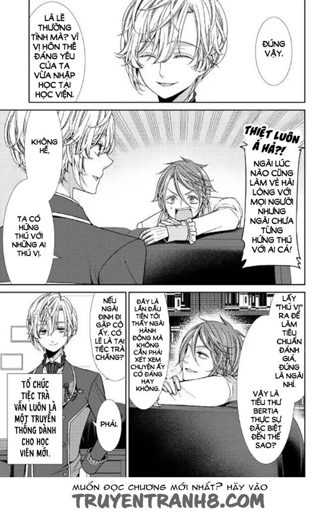 Nhật Kí Theo Dõi Vị Hôn Thê Tự Nhận Mình Là Nữ Phụ Phản Diện Chapter 6 - Trang 2