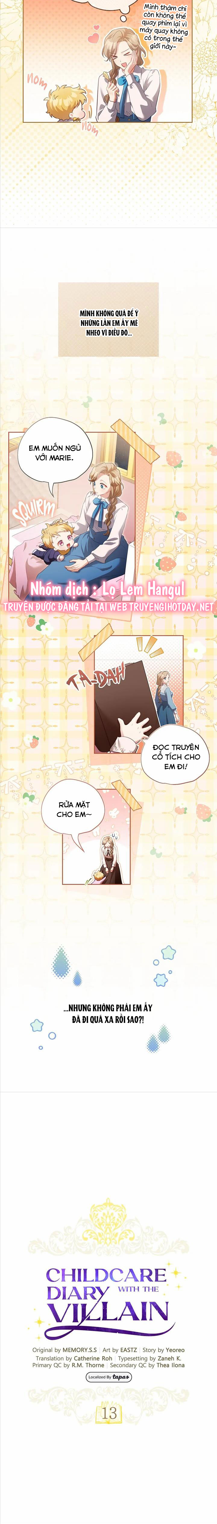 Nhật Ký Chăm Sóc Đứa Trẻ Của Nhân Vật Phản Diện Chapter 13 - Trang 2