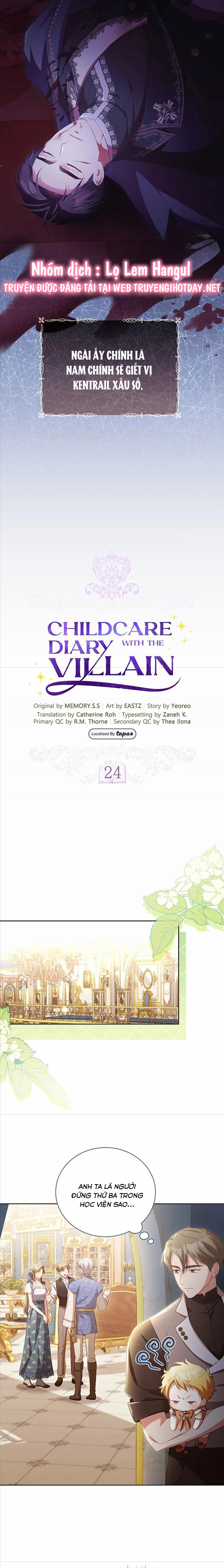 Nhật Ký Chăm Sóc Đứa Trẻ Của Nhân Vật Phản Diện Chapter 24 - Trang 2