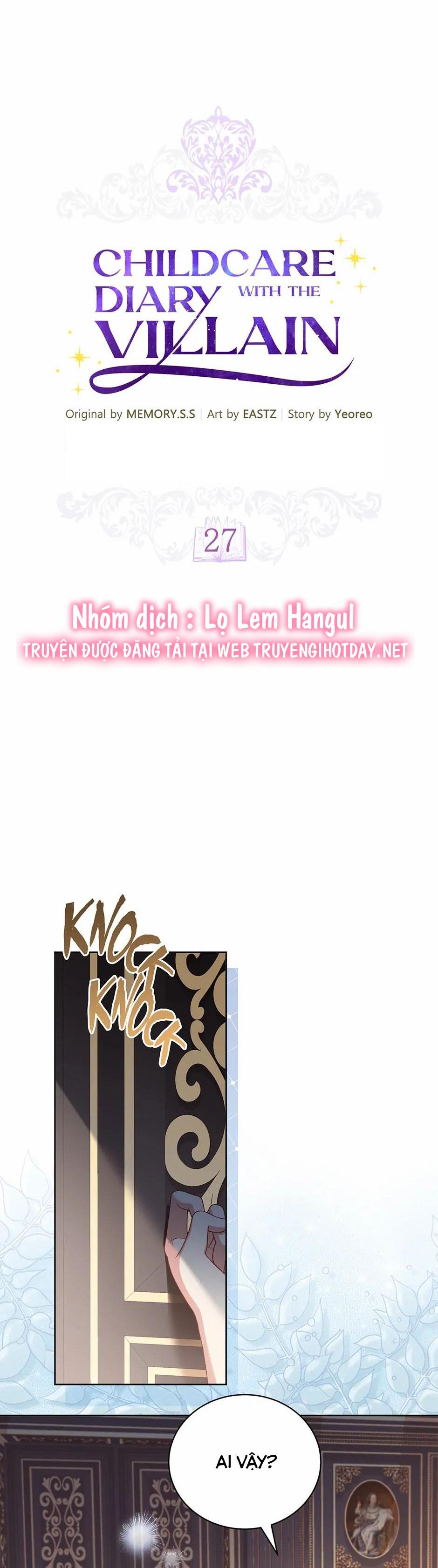 Nhật Ký Chăm Sóc Đứa Trẻ Của Nhân Vật Phản Diện Chapter 27 - Trang 2