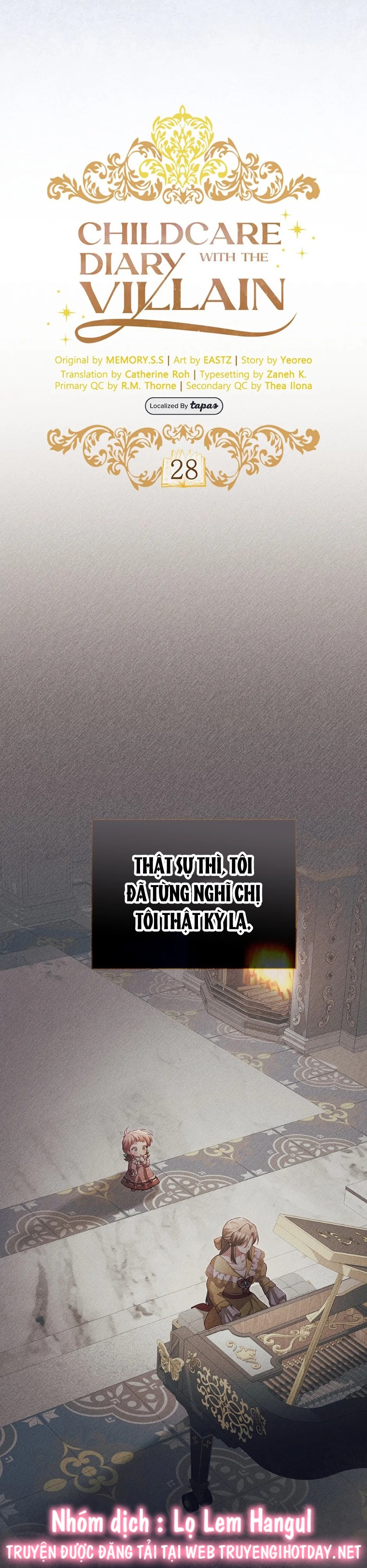 Nhật Ký Chăm Sóc Đứa Trẻ Của Nhân Vật Phản Diện Chapter 28 - Trang 2