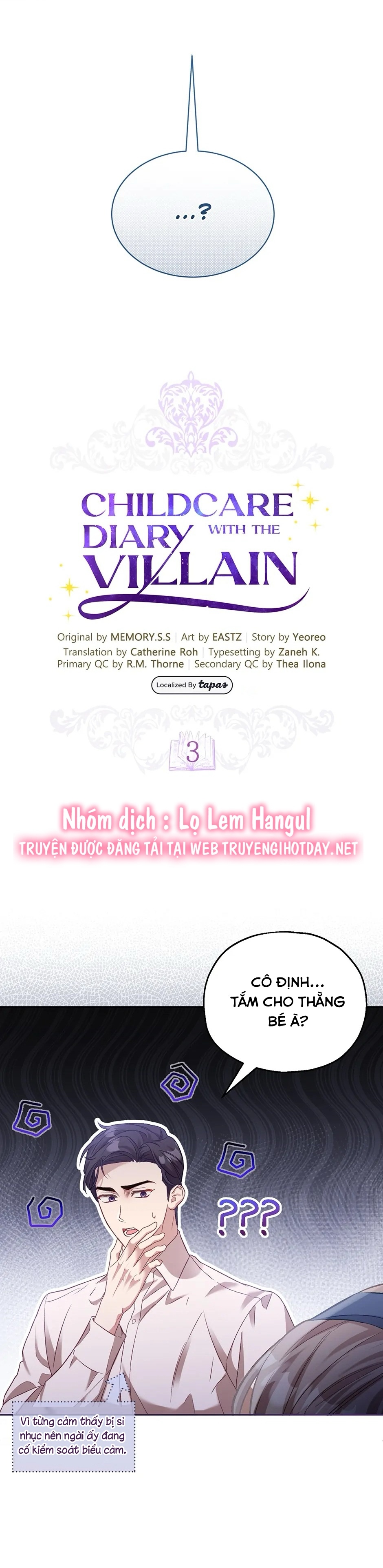 Nhật Ký Chăm Sóc Đứa Trẻ Của Nhân Vật Phản Diện Chapter 3 - Trang 2
