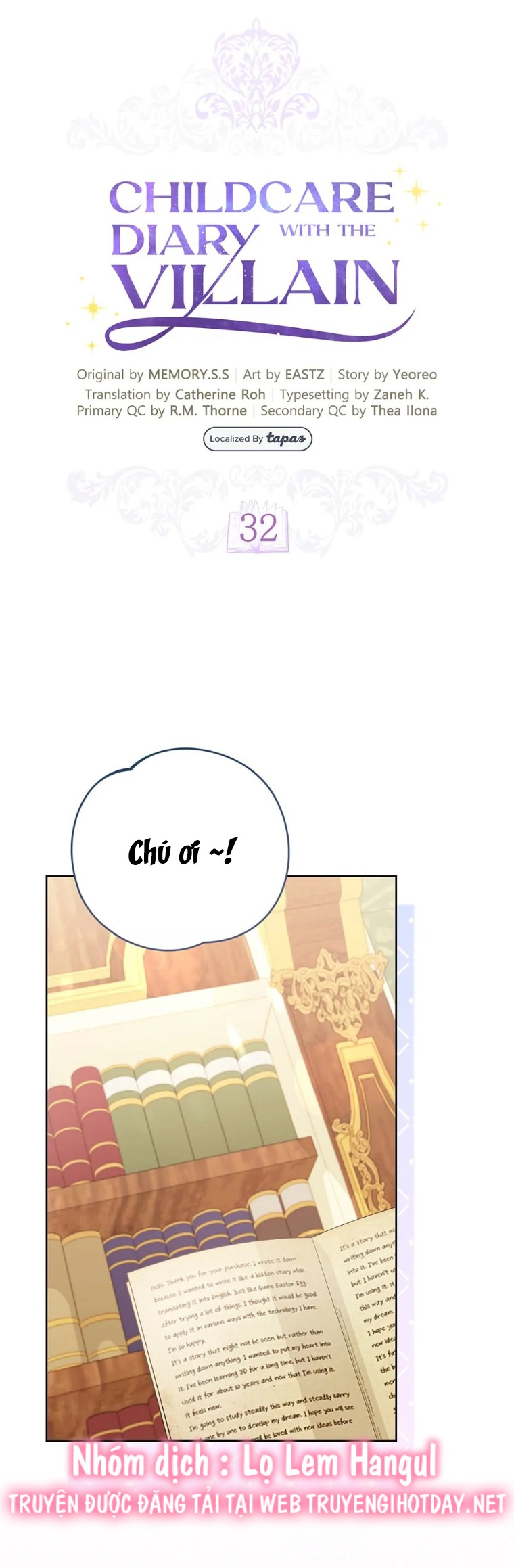 Nhật Ký Chăm Sóc Đứa Trẻ Của Nhân Vật Phản Diện Chapter 32 - Trang 2