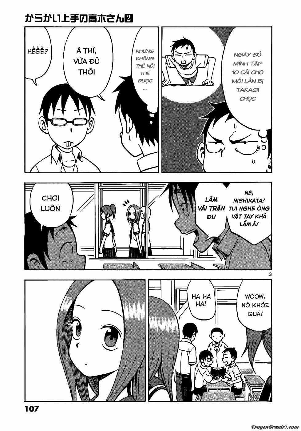 Nhất Quỷ Nhì Ma, Thứ Ba Takagi Chapter 16 - Trang 2