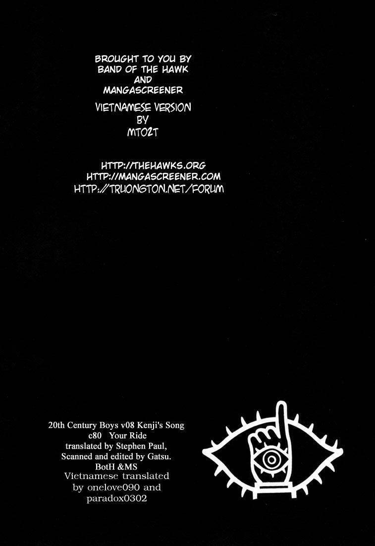 Những Chàng Trai Thế Kỉ 20 Chapter 80 - Trang 2