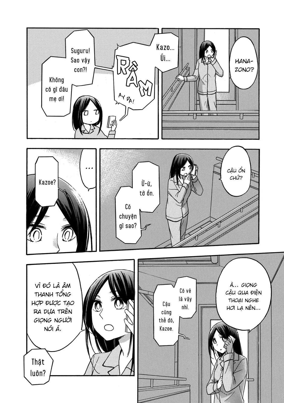 Những Cuộc Gặp Gỡ Kỳ Lạ Sau Giờ Học Của Hanazono Và Kazoe Chapter 27 - Trang 2