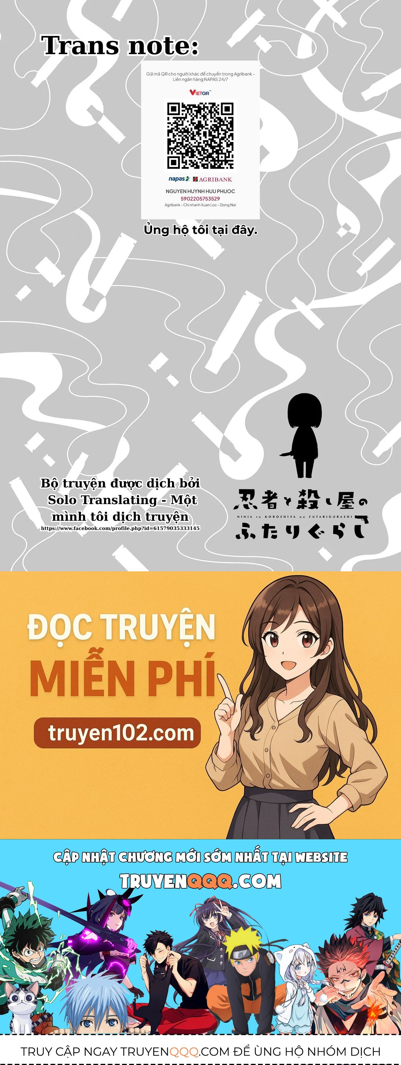 Ninja To Koroshiya No Futarigurashi Chapter 12 - Trang 2