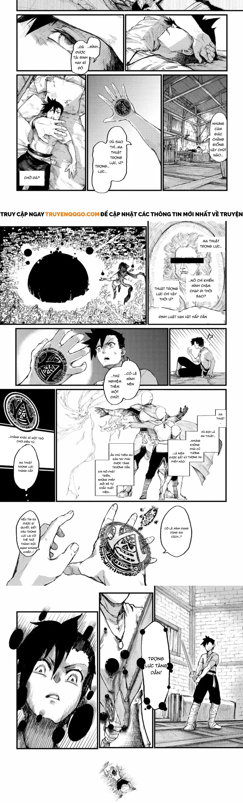 Noroma Mahou To Yobareta Mahoutsukai Wa Juuryoku Mahou De Musou Suru ~Mada Juuryoku No Gainen No Nai Sekai Nite, Shounen Wa Banyuuinryoku No Ou To Naru~ Chapter 1 - Trang 2