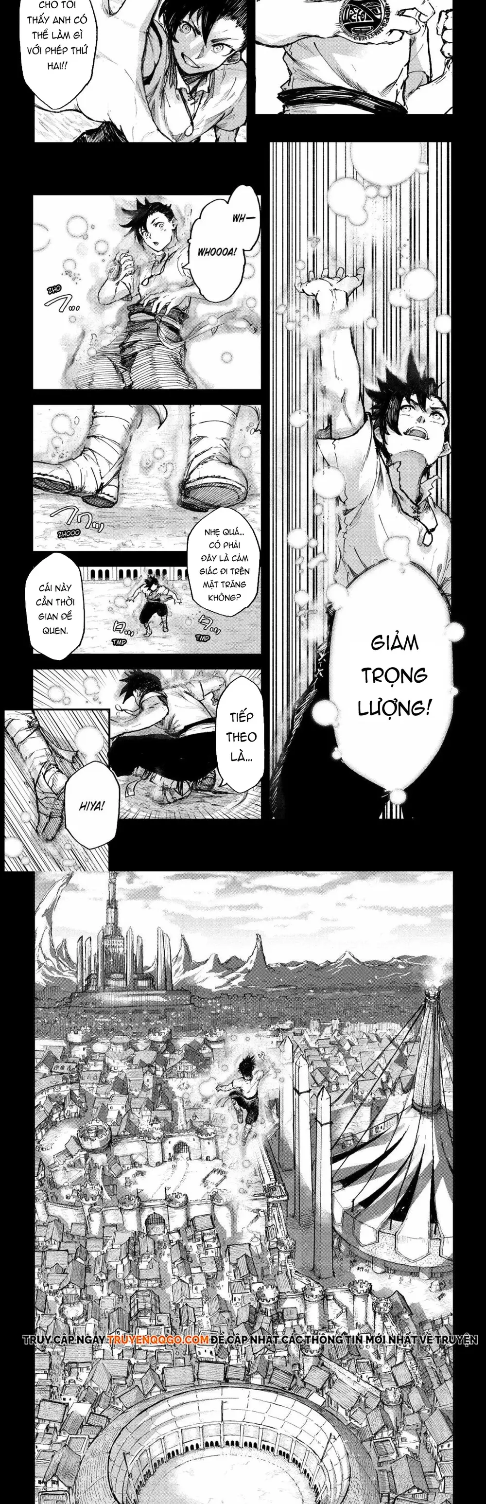 Noroma Mahou To Yobareta Mahoutsukai Wa Juuryoku Mahou De Musou Suru ~Mada Juuryoku No Gainen No Nai Sekai Nite, Shounen Wa Banyuuinryoku No Ou To Naru~ Chapter 3 - Trang 2