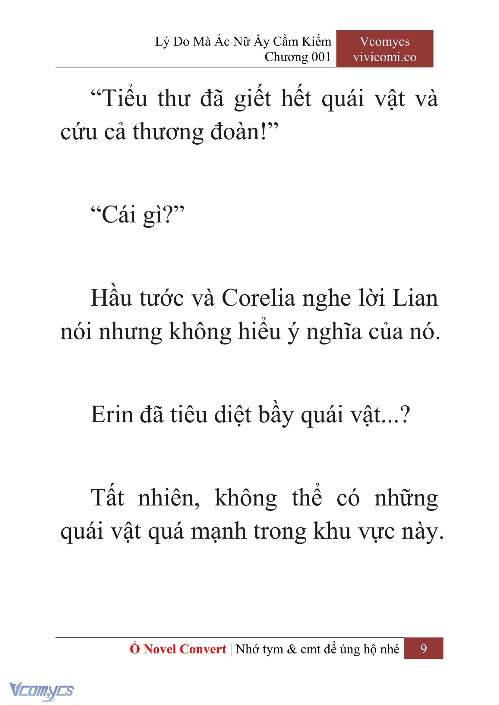 [Novel] Lý Do Mà Ác Nữ Ấy Cầm Kiếm Chapter 1 - Trang 2
